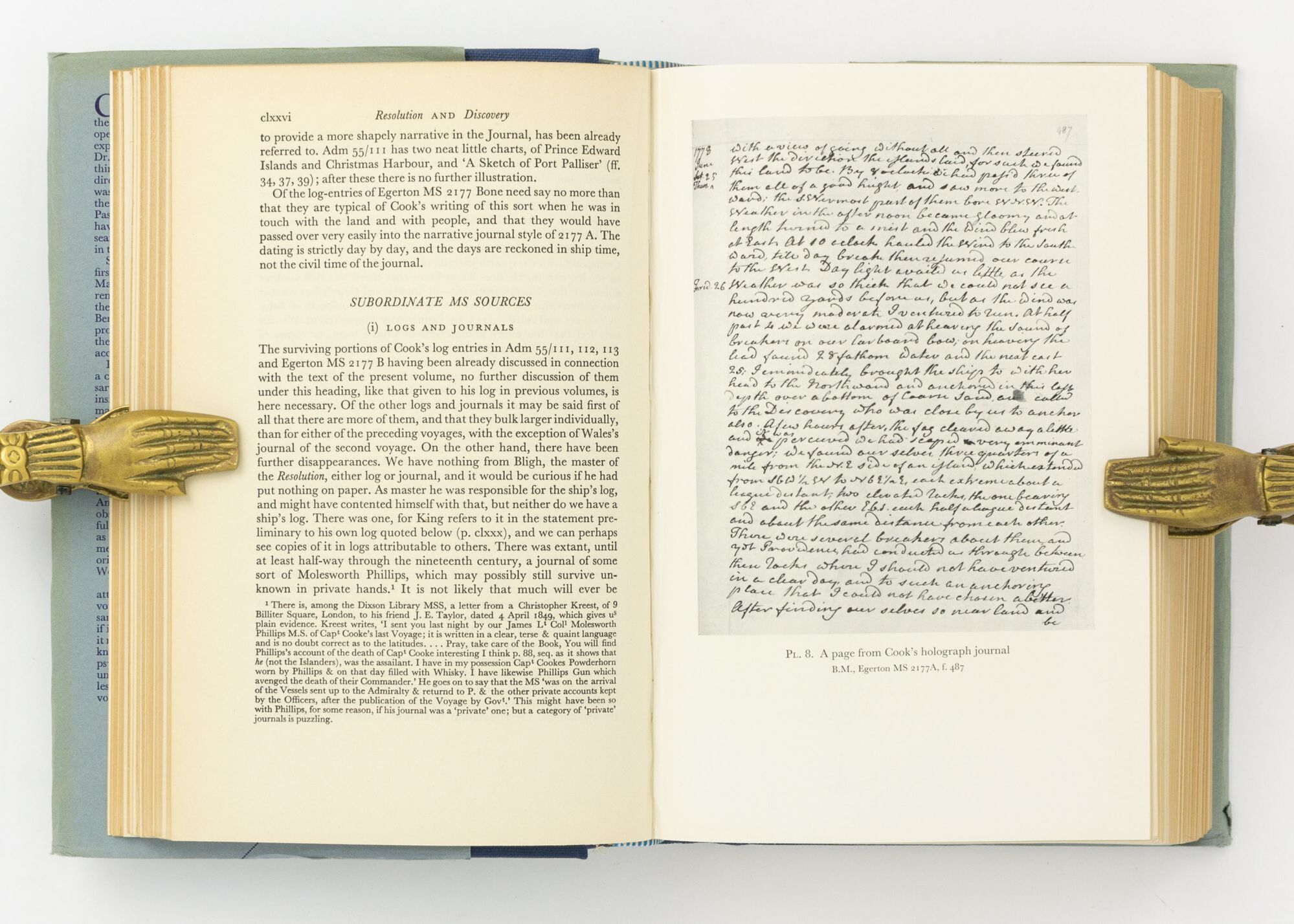 The Journals of Captain James Cook on his Voyages of Discovery. Edited ...