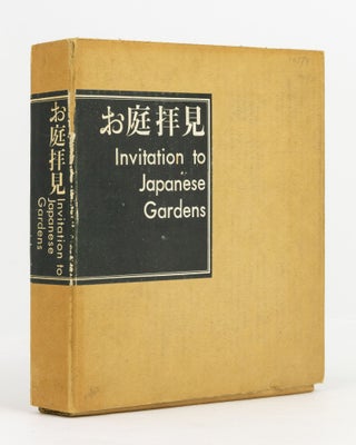 Item #138932 Invitation to Japanese Gardens. Gisei TAKAKUWA