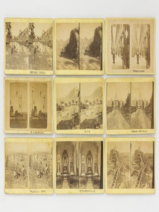 A collection of 17 'Australasian Stereo Views' published by the little-known South Australian photographer, Edwin C. Thomas
