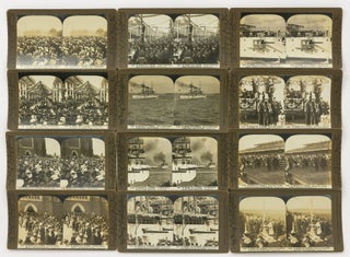 A collection of 42 stereographs showing the American Fleet in Australia, 1908, published by the photographer, George Rose, Melbourne