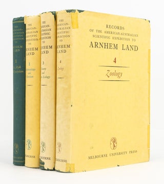 Item #138978 Records of the American-Australian Scientific Expedition to Arnhem Land. [Volume] 1:...