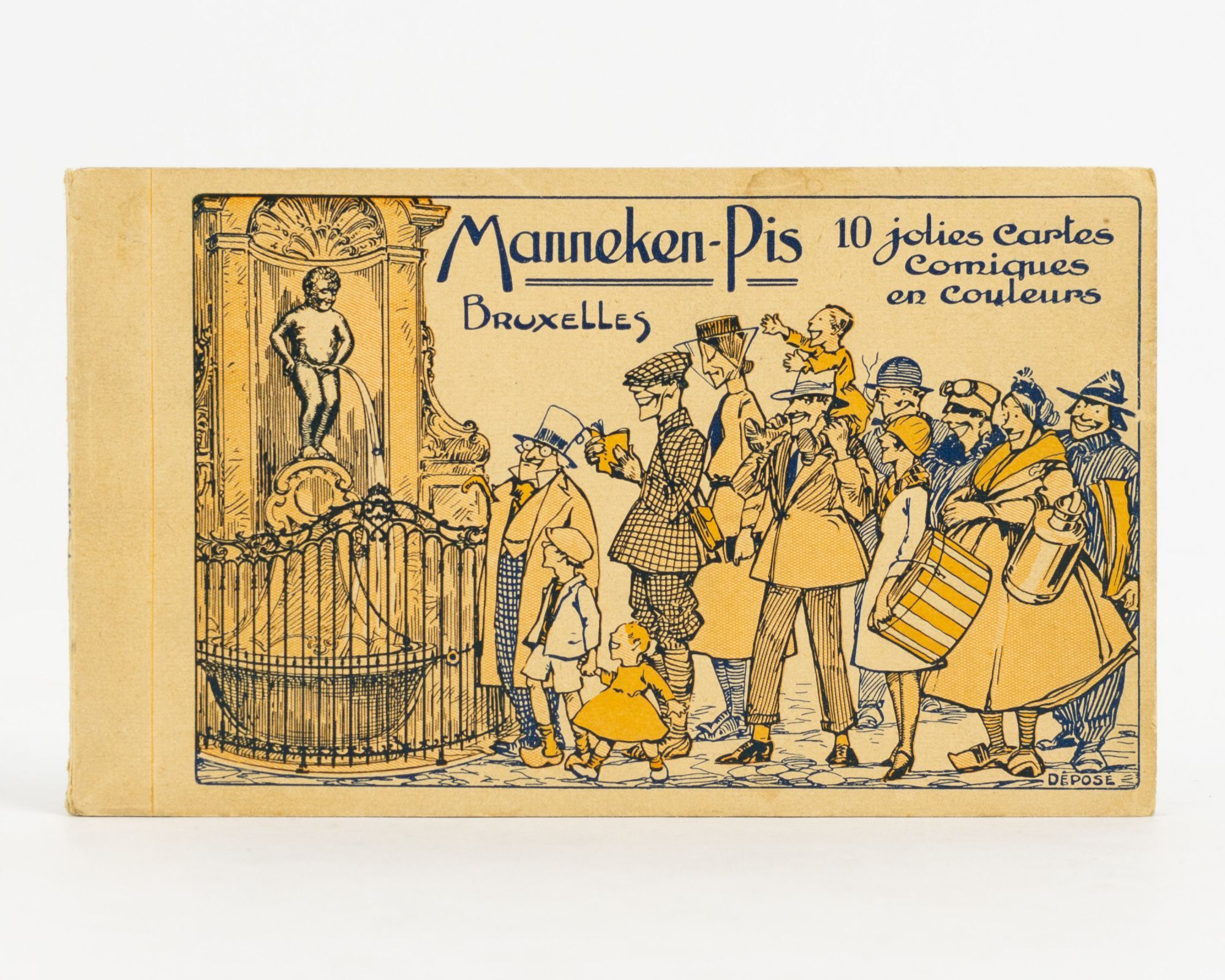 Manneken-Pis, Bruxelles. 10 Jolies Cartes Comiques en Couleurs
