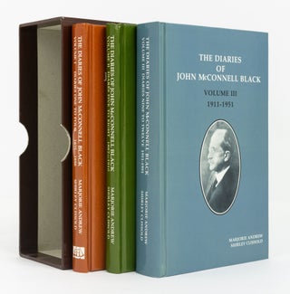 Item #139005 The Diaries of John McConnell Black. Volume I: Diaries One to Four, 1875-1886. With...