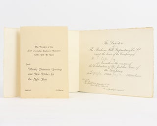 An invitation to attend the Jubilee celebrations of the Broken Hill Proprietary Co. Ltd. (now BHP...
