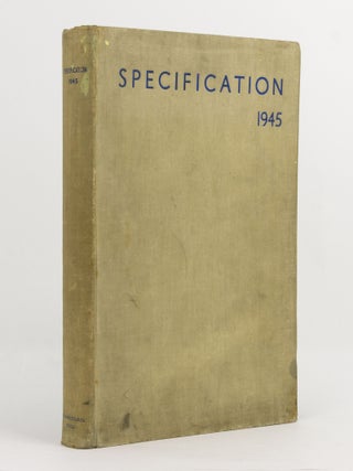 Item #139335 Specification, with which is incorporated The Municipal Engineers'...