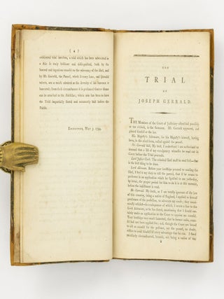 The Trial of Joseph Gerrald, Delegate from the London Corresponding Society, to the British Convention. Before the High Court of Justiciary, at Edinburgh, on the 3rd, 10th, 13th, and 14th of March, 1794. For Sedition. Taken in Short-Hand by Mr. Ramsey