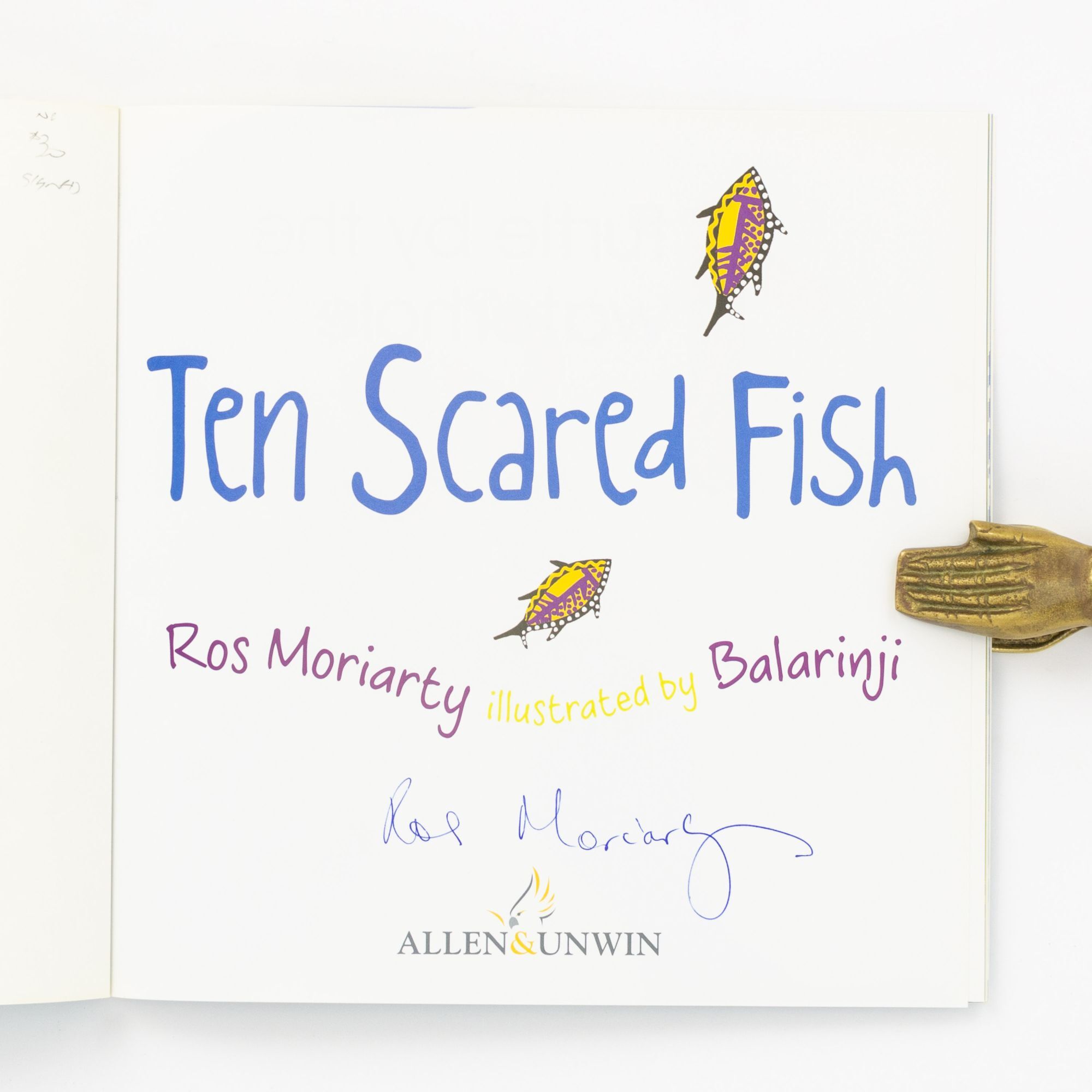Scarden Fish Ten Scared Fish | Ros MORIARTY | First Edition