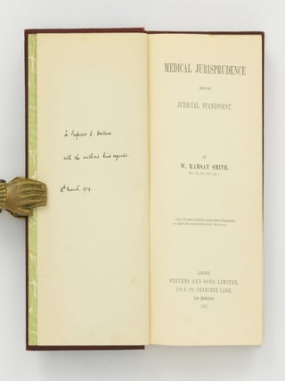 Medical Jurisprudence from the Judicial Standpoint