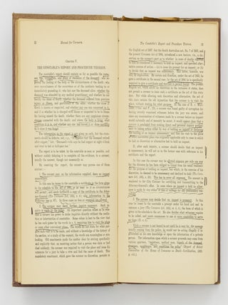 A Manual for Coroners. Being a Guide to Coronial Inquiries and Inquests in South Australia and throughout Australasia and in England