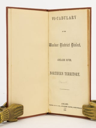 Item #139903 Vocabulary of the Woolner District Dialect, Adelaide River, Northern Territory....