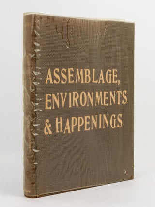Item #140101 Assemblage, Environments and Happenings. With a Selection of Scenarios by 9 Japanese...