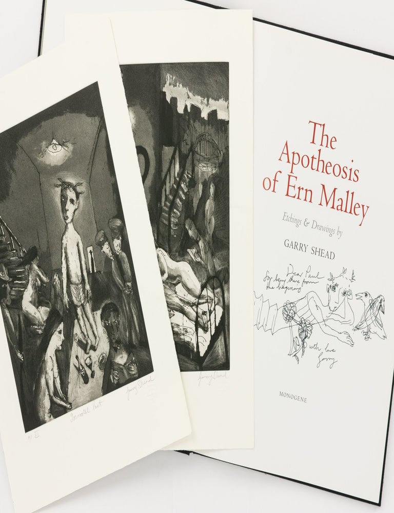 Item #140111 The Apotheosis of Ern Malley. Etchings & Drawings by Garry Shead. Garry SHEAD.