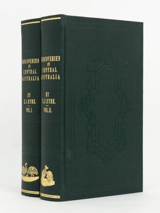 Item #140136 Journals of Expeditions of Discovery into Central Australia, and overland from...