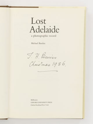 Lost Adelaide. A Photographic Record