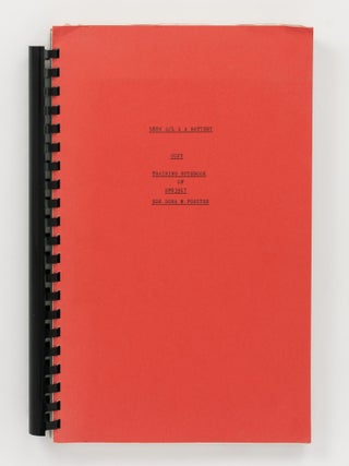 Item #140221 58th S/L A.A. Battery. Copy. Training Notebook of SF83917 Bdr Dora M. Forster (cover...