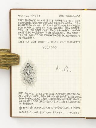 Die Buecher [facsimile editions of three small sketchbooks in a slipcase designed by the artist]