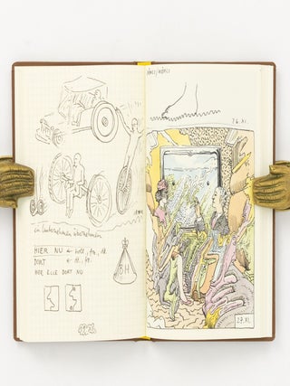 Die Buecher [facsimile editions of three small sketchbooks in a slipcase designed by the artist]