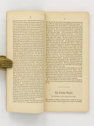The Vineyards and Orchards of South Australia (First Series) .... being a Series of Articles written expressly for the 'South Australian Advertiser' and 'Weekly Chronicle' and now reprinted from those Journals