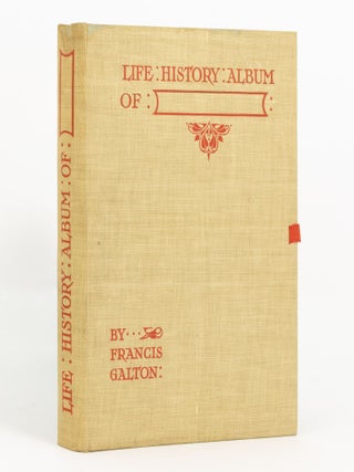 Item #140615 Life History Album. Tables and Charts for recording the Development of Body and Mind...