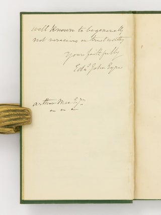 Jamaica. Addresses to His Excellency Edward John Eyre, Esquire, &c., &c., 1865, 1866
