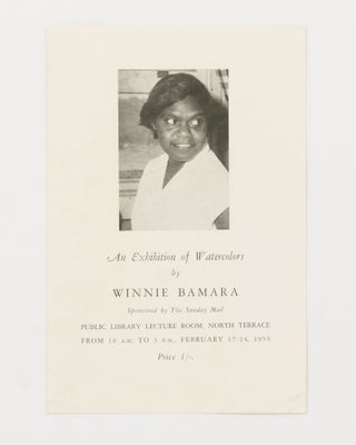 Item #140812 An Exhibition of Watercolors by Winnie Bamara. Australian Indigenous Art, Winnie BAMARA