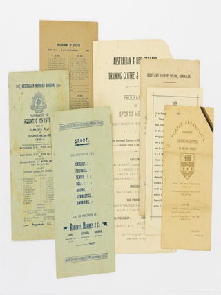 A collection of photographs, printed ephemera and a few miscellaneous items relating to the First World War service of James Allen Chauvel (1868-1938), younger brother of General Sir Harry Chauvel (1865-1945)