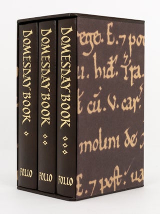 Item #140912 The Domesday Book. A Complete Translation. [A three-volume boxed set comprising...