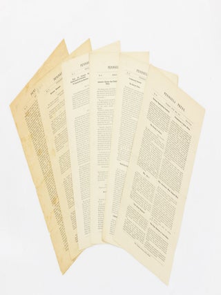 Item #141023 Six issues of 'Peninsula Press', the exceptionally rare Gallipoli field...