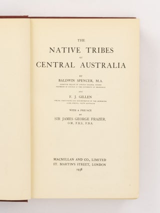 The Native Tribes of Central Australia