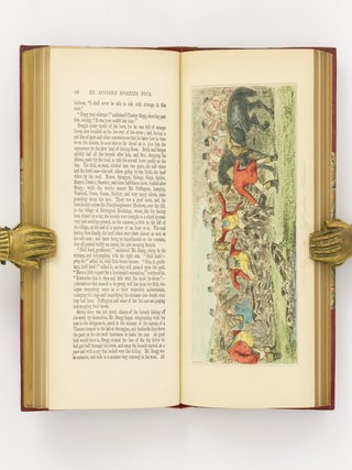 Six volumes attractively bound in three-quarter red morocco by Bumpus, comprising 'Ask Mama'; 'Handley Cross'; 'Hawbuck Grange'; 'Plain or Ringlets?'; 'Mr Romford's Hounds'; and 'Mr Sponge's Sporting Tour'