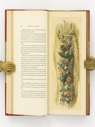 Six volumes attractively bound in three-quarter red morocco by Bumpus, comprising 'Ask Mama'; 'Handley Cross'; 'Hawbuck Grange'; 'Plain or Ringlets?'; 'Mr Romford's Hounds'; and 'Mr Sponge's Sporting Tour'