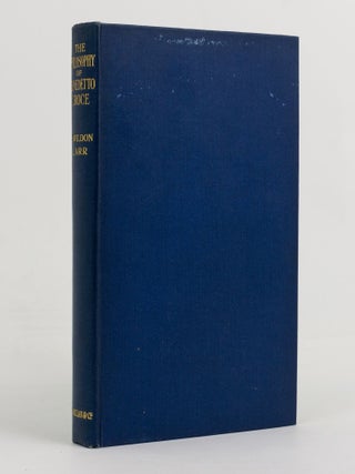Item #141579 The Philosophy of Benedetto Croce. The Problem of Art and History. H. Wildon CARR