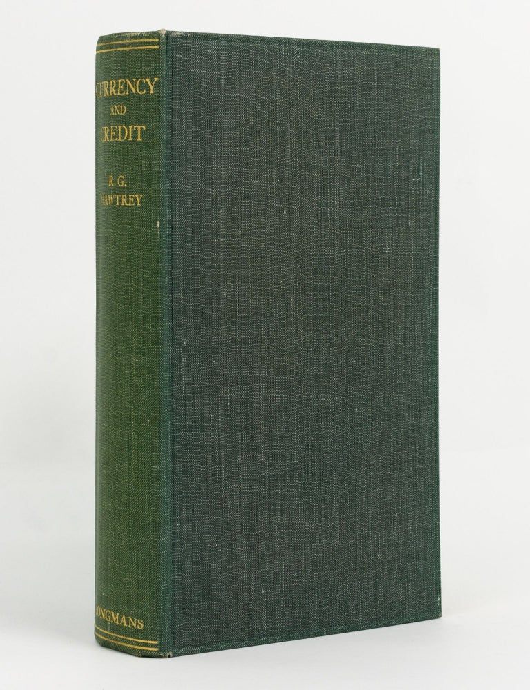 Item #141681 Currency and Credit. R. G HAWTREY.