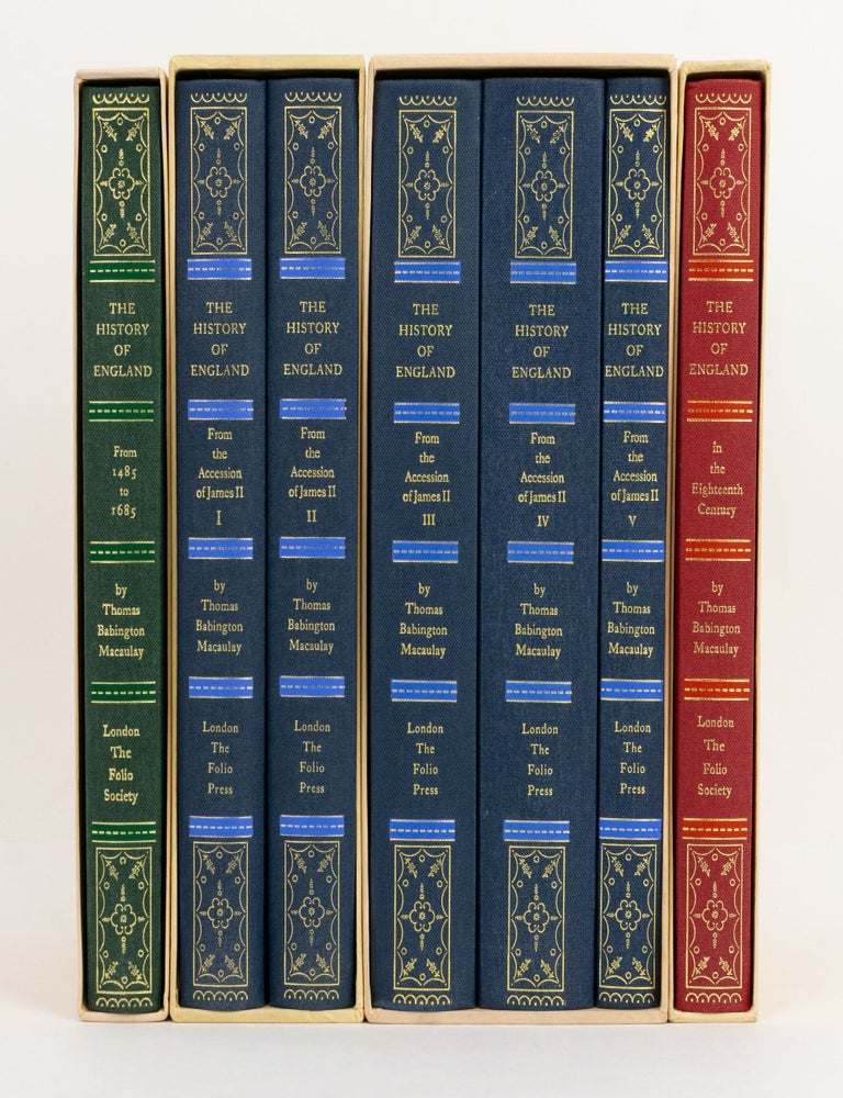 Item #141767 The History of England from 1485 to 1685. [Together with] The History of England from the Accession of James II [in five volumes]; and A History of England in the Eighteenth Century [a seven-volume set presented in four slipcases]. Thomas Babington MACAULAY.