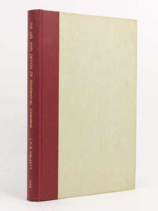 Item #141818 An Analysis of the Use and Design of Residential Gardens in Adelaide, South...