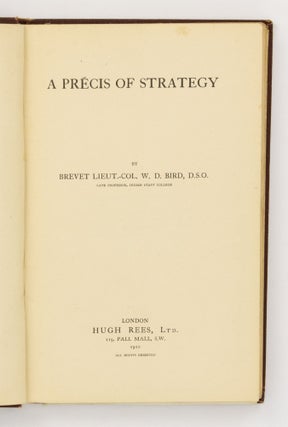 A Précis of Strategy