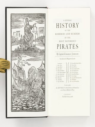 A General History of the Robberies and Murders of the Most Notorious Pirates