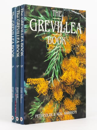 Item #141919 The Grevillea Book [in three volumes]. Peter OLDE, Neil MARRIOTT