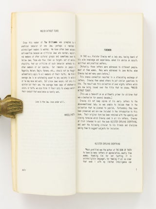 Magick Without Tears, Unexpurgated, Commented. Part I [and] .... Part II. Being 'The Oriflamme', Volume VI, Number 3 [and] Volume VI, Number 4