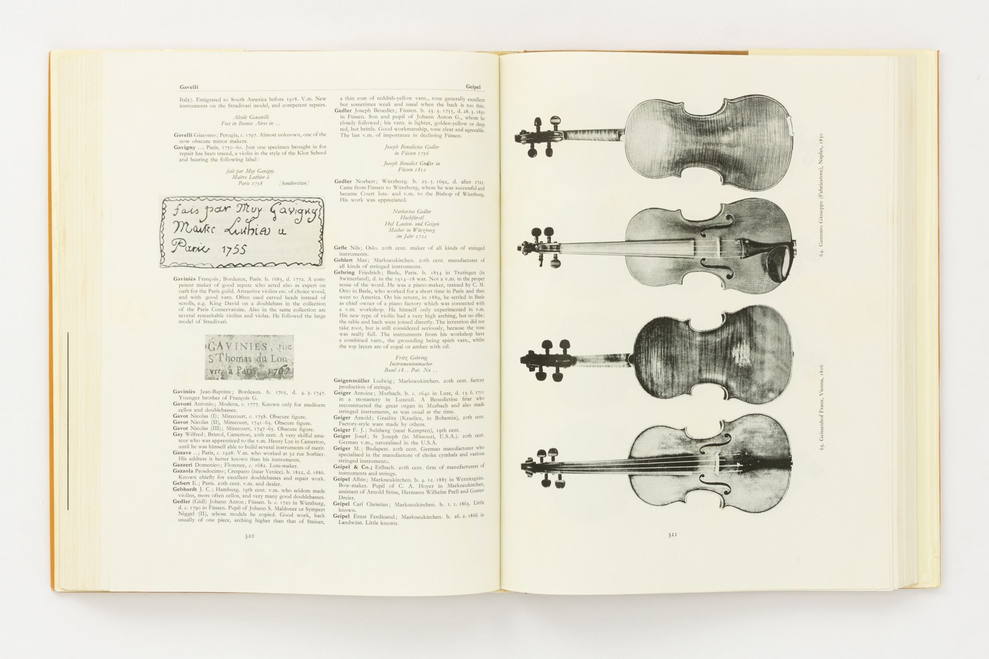 Encyclopedia of Violin-Makers | Violins, Karel JALOVEC | First Edition