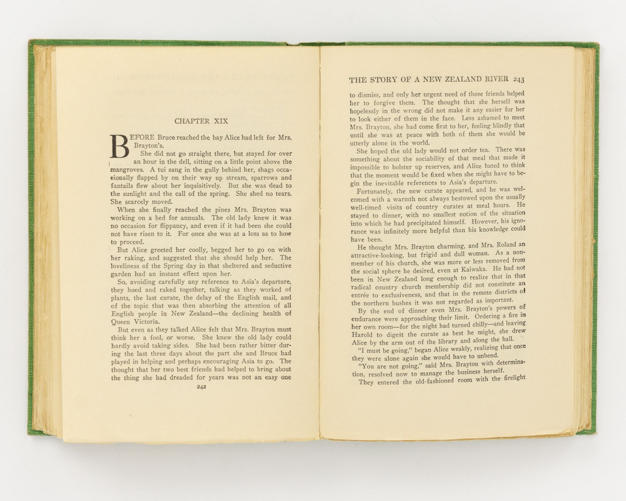 The Story of a New Zealand River | Jane MANDER | First Edition