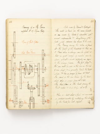 A manuscript compendium relating to the cotton industry of the late nineteenth century, compiled by a Lancashire machine fitter specialising in cotton processing