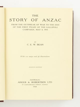 Official History of Australia in the War, 1914-1918 [the complete twelve-volume set]