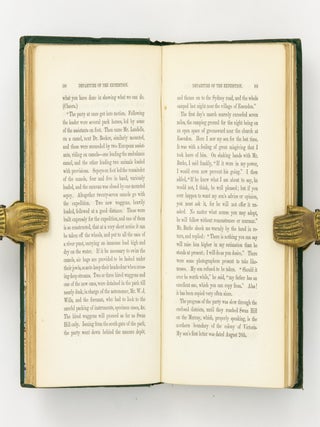 A Successful Exploration through the Interior of Australia, from Melbourne to the Gulf of Carpentaria. From the Journals and Letters of William John Wills. Edited by his Father, William Wills