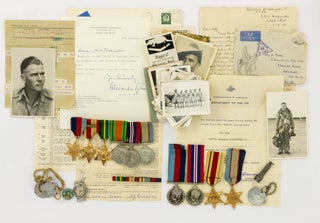 Item #142496 A small archive comprising letters (including autograph letters from Montgomery of...