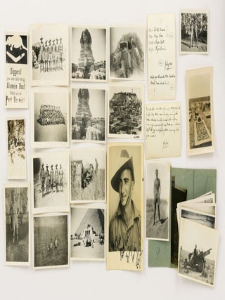 A small archive comprising letters (including autograph letters from Montgomery of Alamein and Alexander of Tunis), photographs, memorabilia, dog tags, and war service medals relating to the Cockington brothers from Woodville in suburban Adelaide, SX 3932 Gunner Frederic John Cockington and 407707 Sergeant Percival Cockington (RAAF)