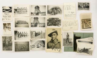 A small archive comprising letters (including autograph letters from Montgomery of Alamein and Alexander of Tunis), photographs, memorabilia, dog tags, and war service medals relating to the Cockington brothers from Woodville in suburban Adelaide, SX 3932 Gunner Frederic John Cockington and 407707 Sergeant Percival Cockington (RAAF)
