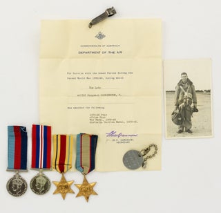 A small archive comprising letters (including autograph letters from Montgomery of Alamein and Alexander of Tunis), photographs, memorabilia, dog tags, and war service medals relating to the Cockington brothers from Woodville in suburban Adelaide, SX 3932 Gunner Frederic John Cockington and 407707 Sergeant Percival Cockington (RAAF)