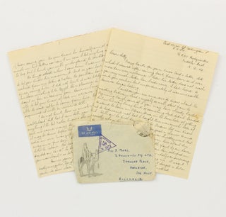 A small archive comprising letters (including autograph letters from Montgomery of Alamein and Alexander of Tunis), photographs, memorabilia, dog tags, and war service medals relating to the Cockington brothers from Woodville in suburban Adelaide, SX 3932 Gunner Frederic John Cockington and 407707 Sergeant Percival Cockington (RAAF)