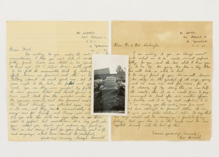 A small archive comprising letters (including autograph letters from Montgomery of Alamein and Alexander of Tunis), photographs, memorabilia, dog tags, and war service medals relating to the Cockington brothers from Woodville in suburban Adelaide, SX 3932 Gunner Frederic John Cockington and 407707 Sergeant Percival Cockington (RAAF)